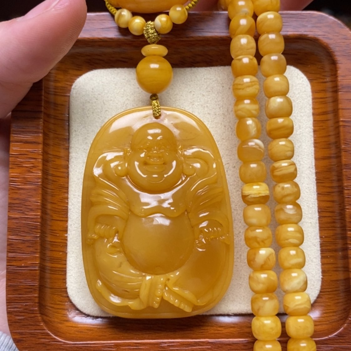 【闪购商品】蜜蜡颈饰未镶嵌项链