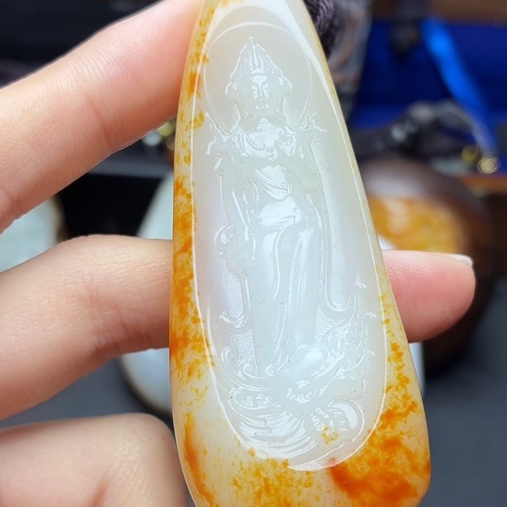 和田玉玉石挂件N1228拍一发一