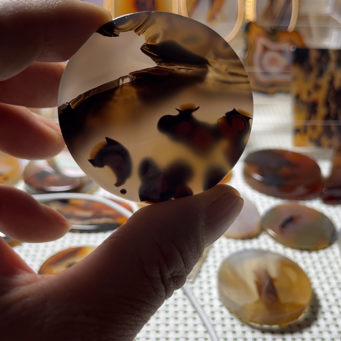 玛瑙/玉髓合金颈饰