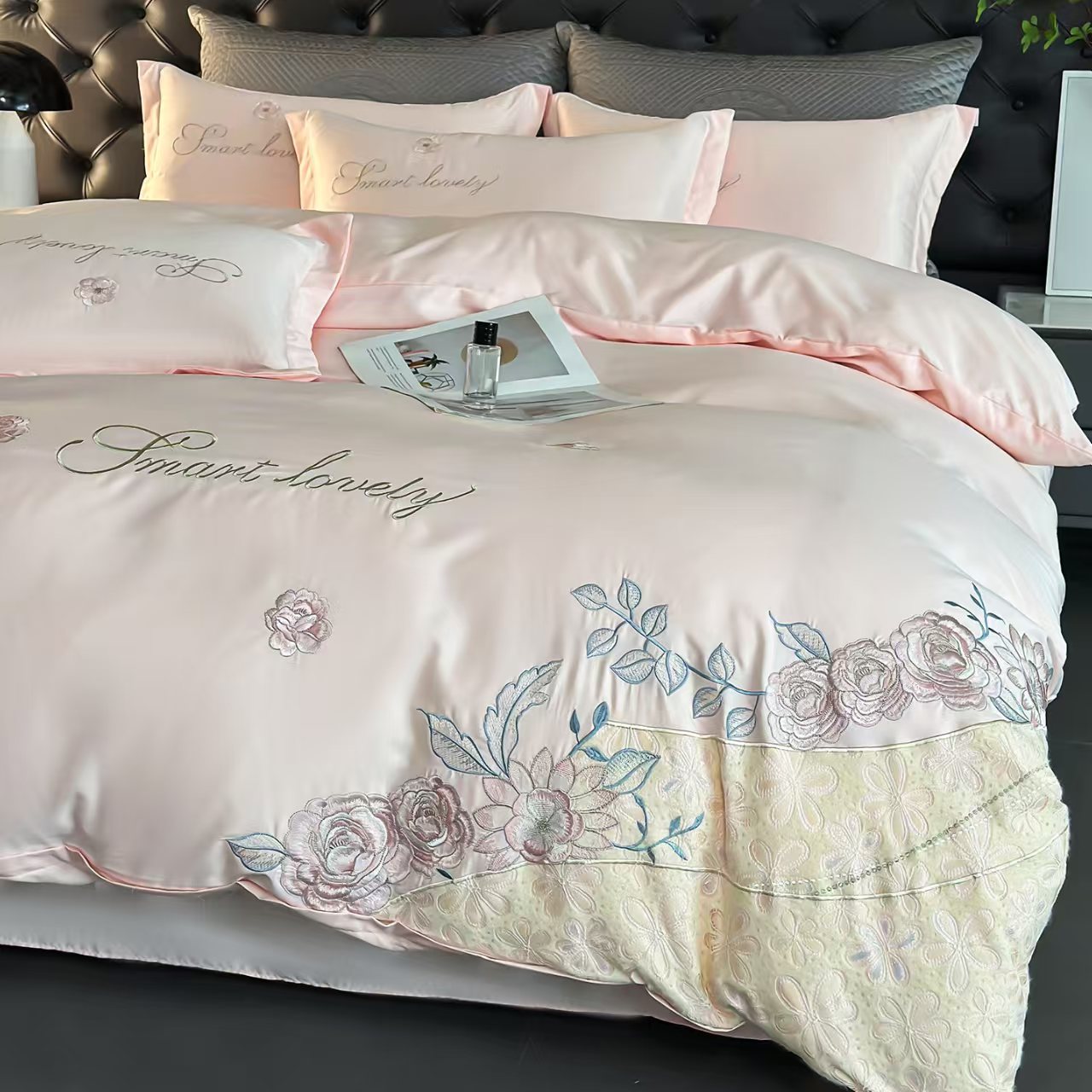 【方叶家纺】2025新款贴布绣刺绣四件套--584