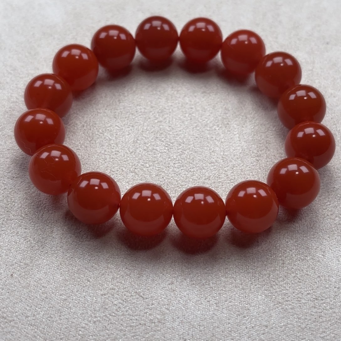 南红玛瑙13➕手串未镶嵌丸*君