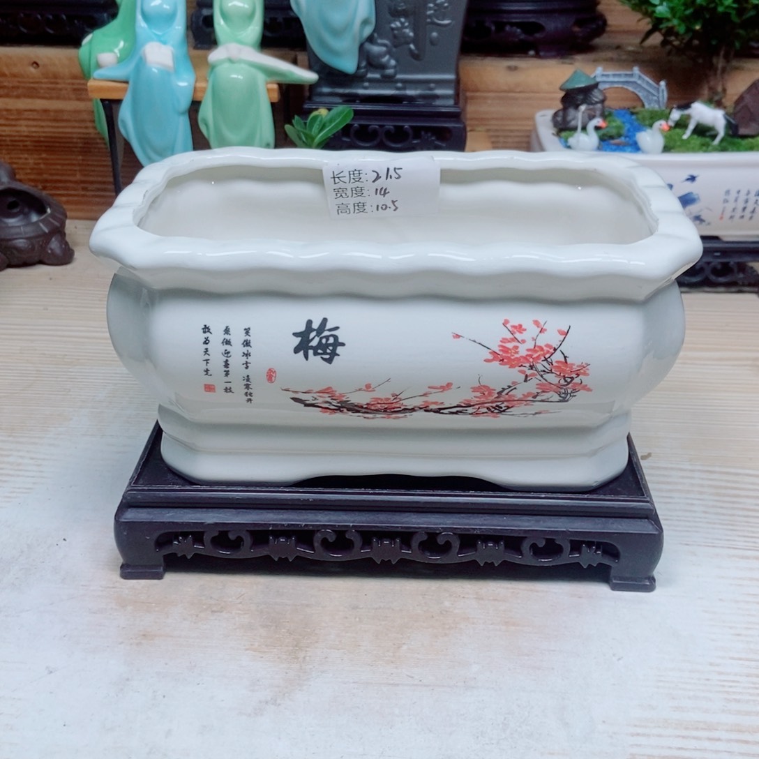 瓷片陶瓷花盆陶瓷艺术