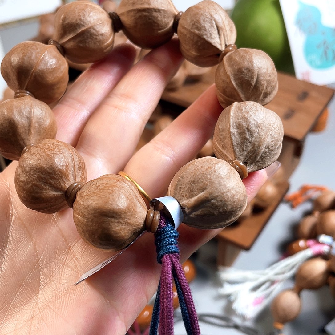 麦***场橄榄核手串/手链24/28梅林铁核