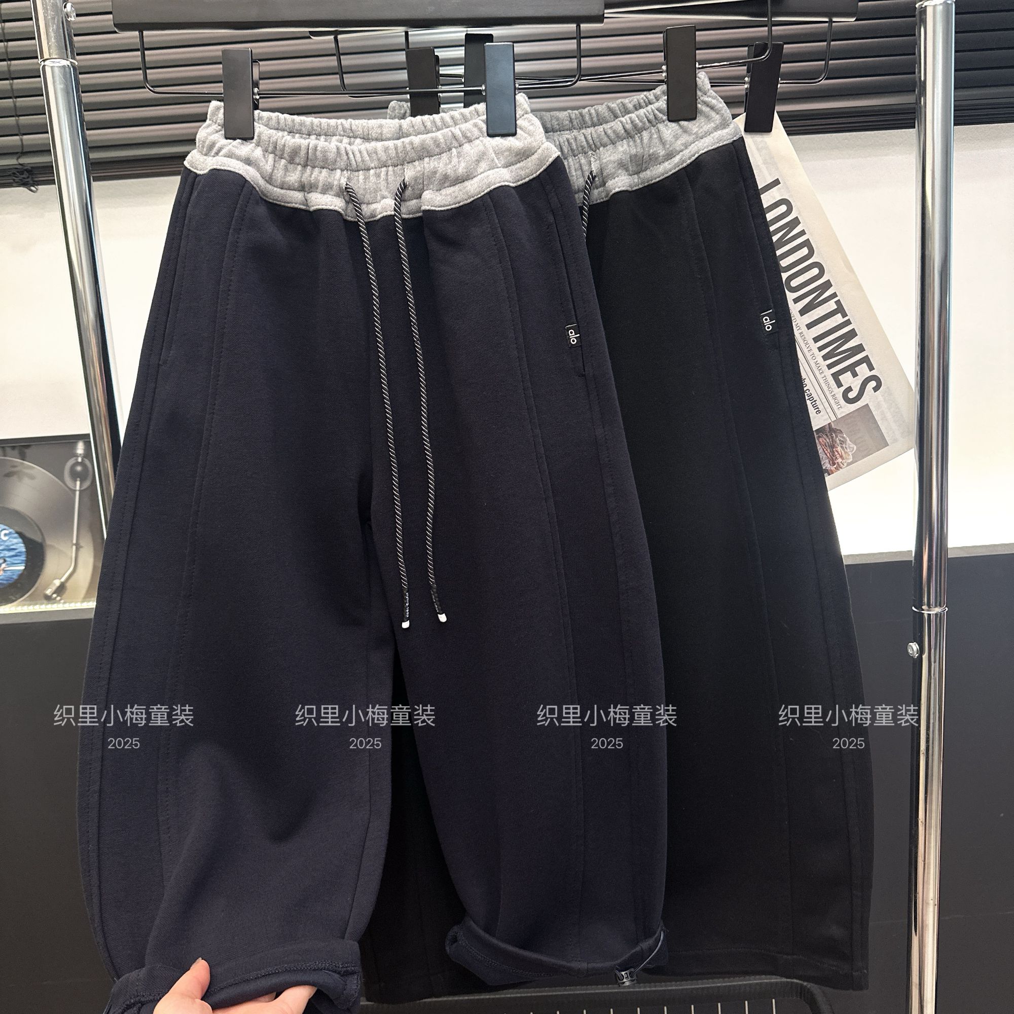 【挺括有型】儿童裤子春秋男童运动裤2025新款时尚中大童休闲裤