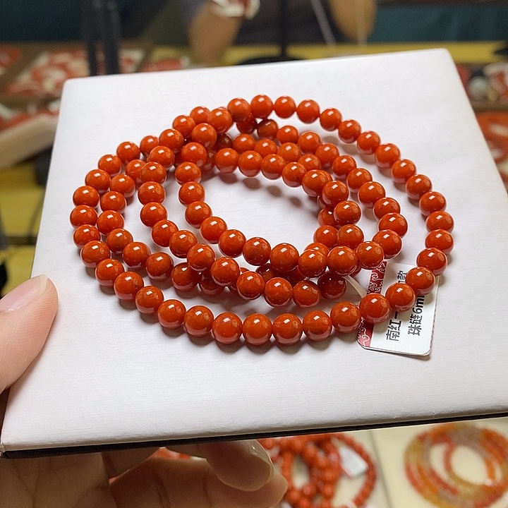 南红玛瑙未镶嵌多样性发一108颗卡6+