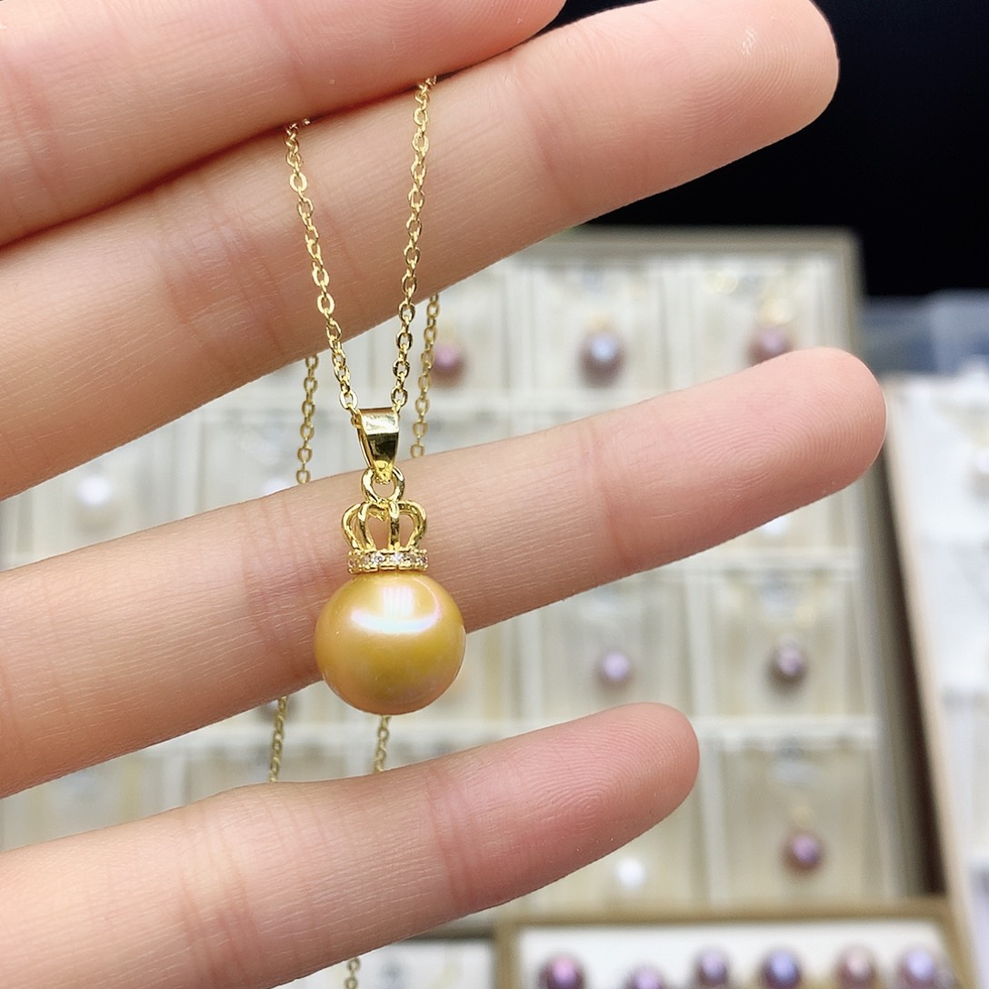 淡水珍珠颈饰合金