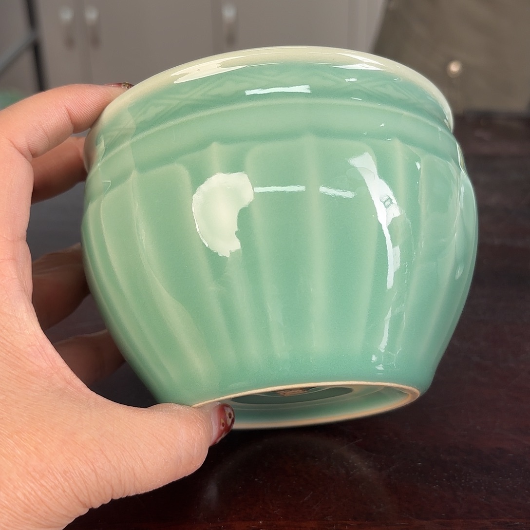 龙泉云间青瓷小米茶器