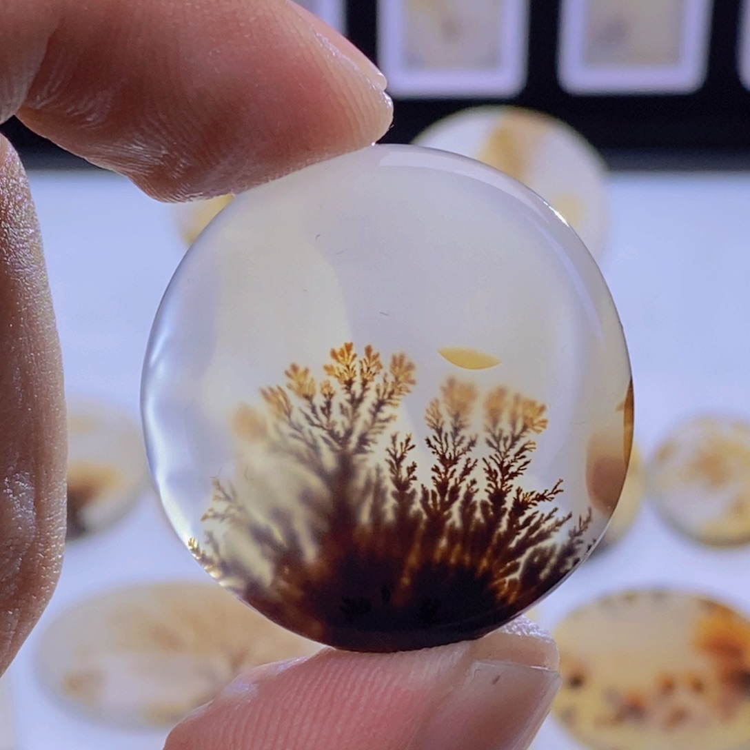 闲***云玛瑙/玉髓未镶嵌吊坠(不含链)