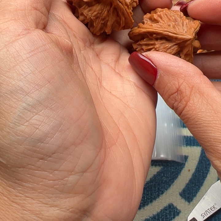 桃核吊坠瀅文玩三棱