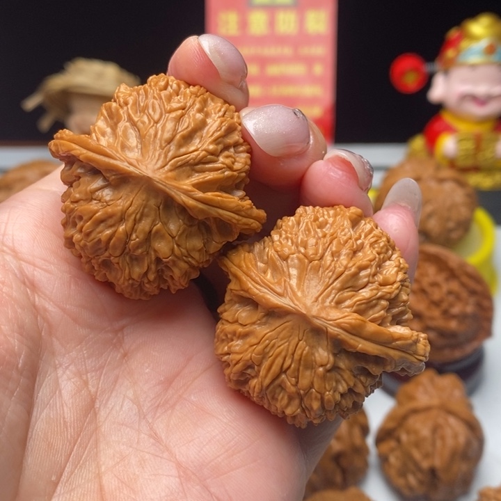 核桃文玩核桃龙珠39尺