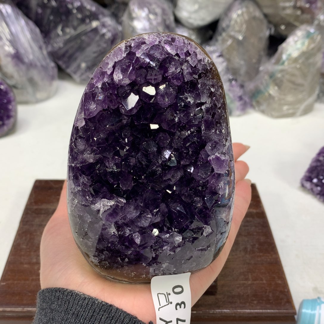 紫晶摆件未镶嵌水晶