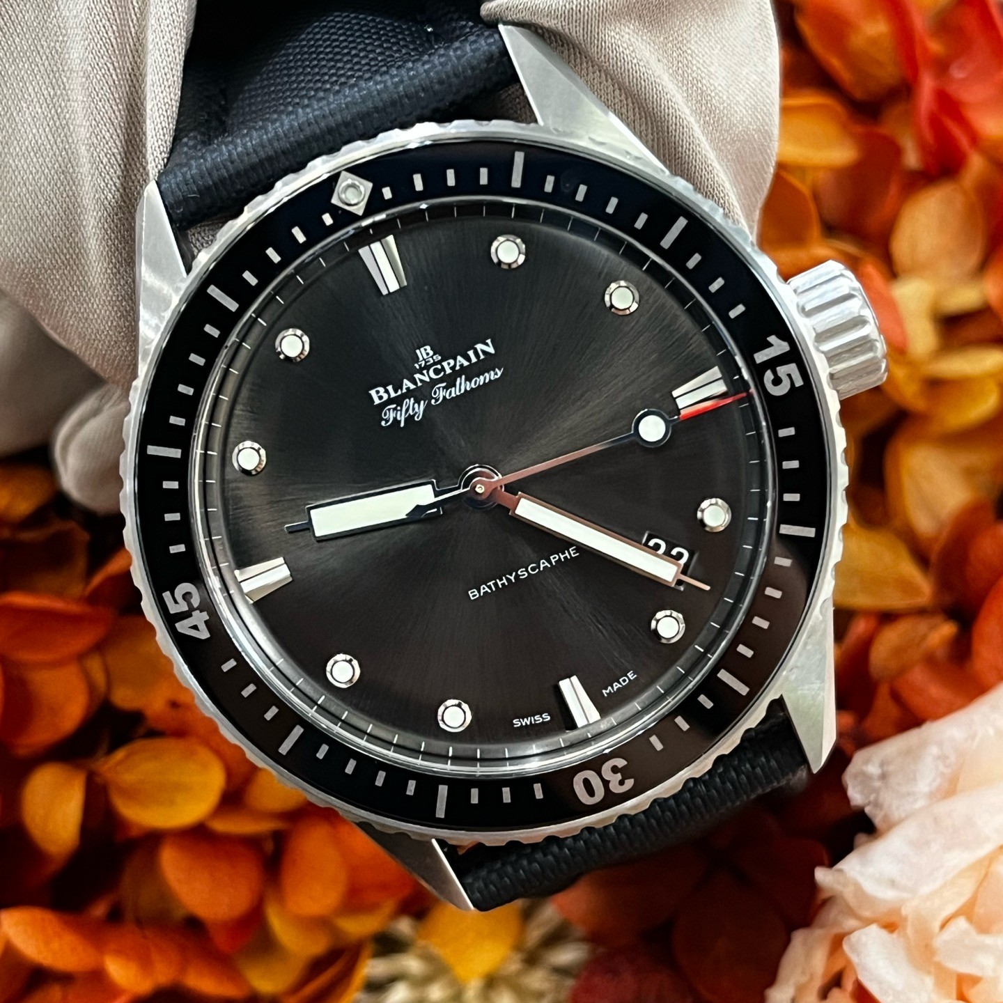 99新 宝珀 时久/五十噚/型号5000/43mm/22年全套