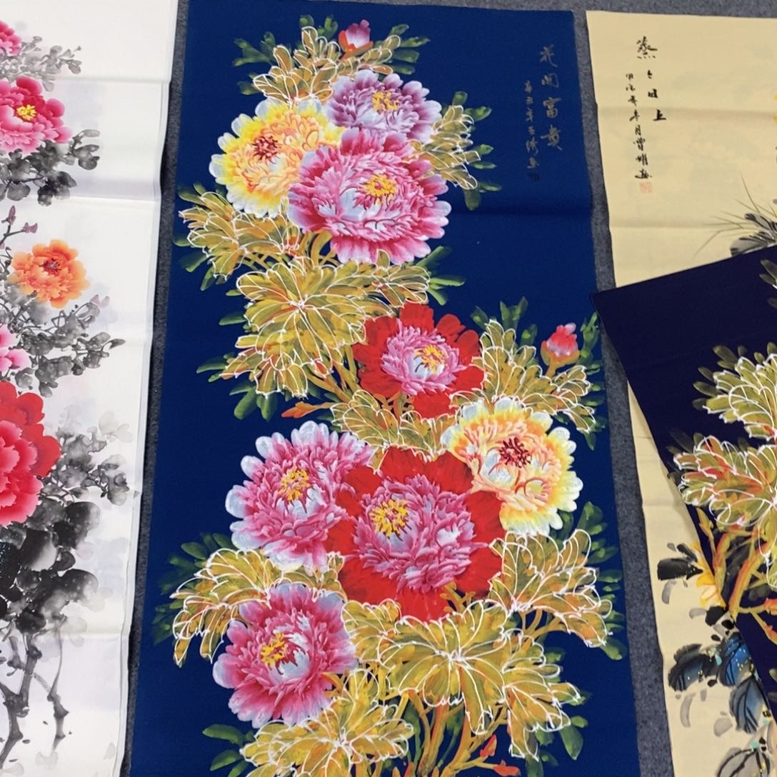 国画尺寸140✖️70四尺手绘画