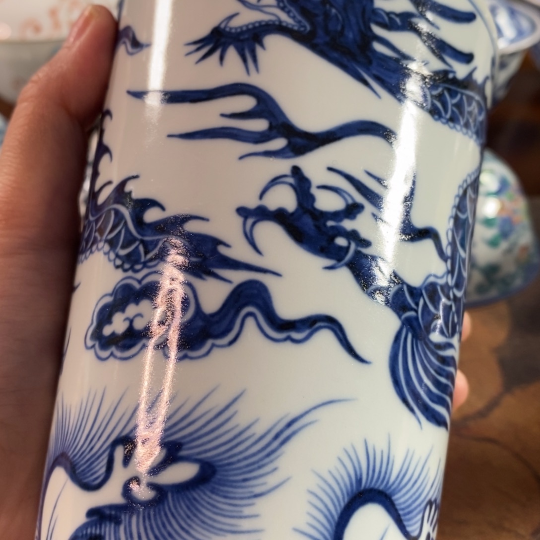 手工手绘柴窑单杯