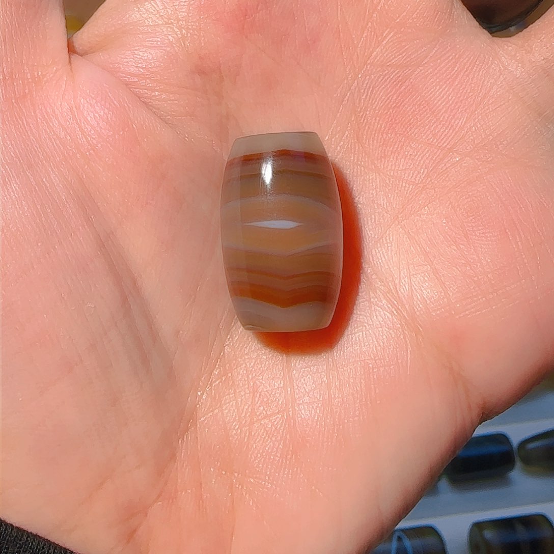 合金颈饰玛瑙/玉髓檀***痕