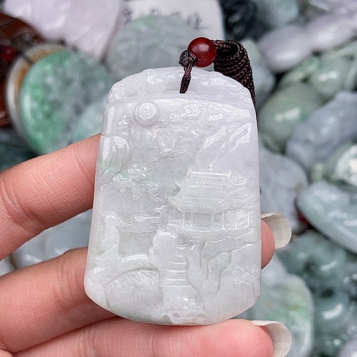 颈饰未镶嵌翡翠翡翠