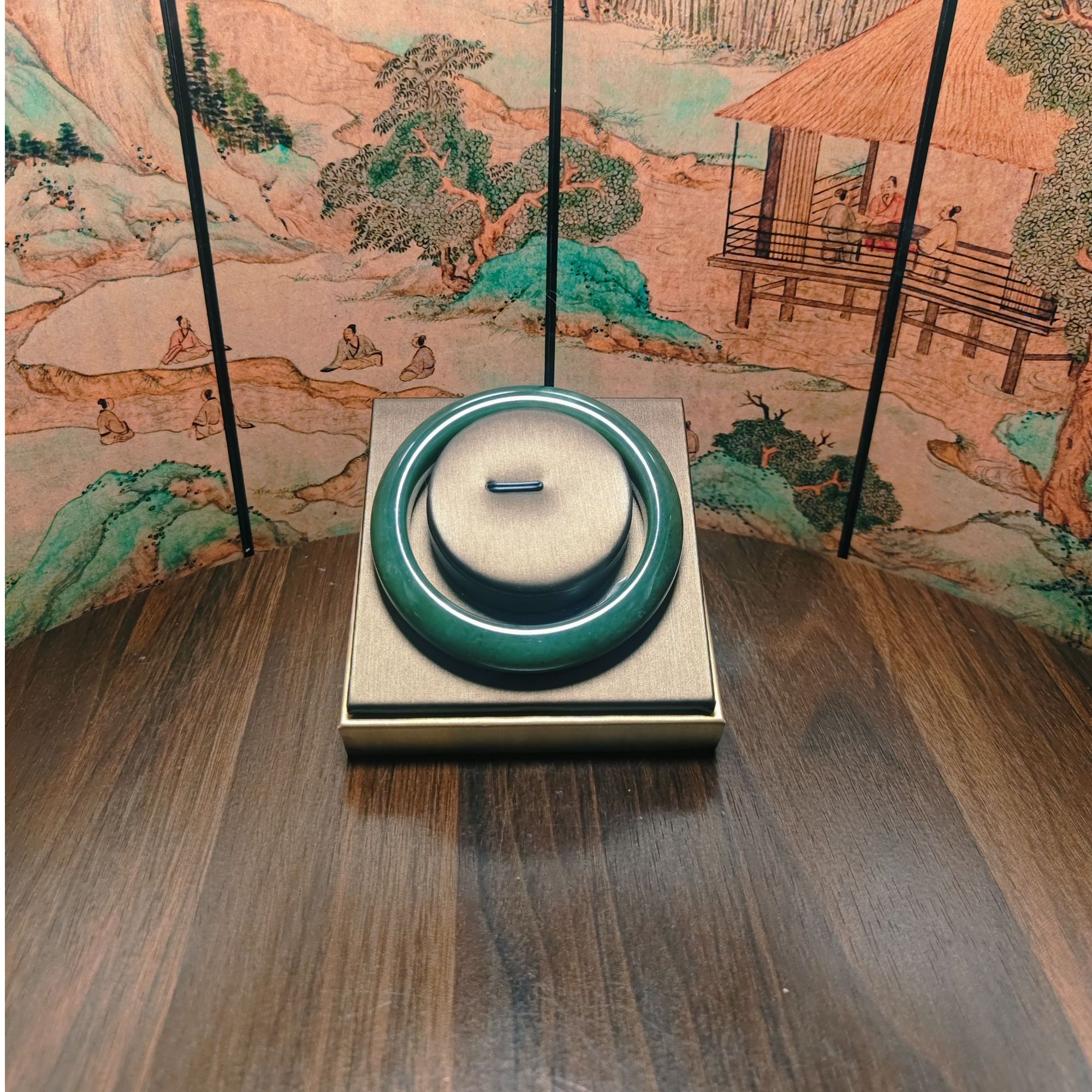 N和田玉手镯（卡58）0396