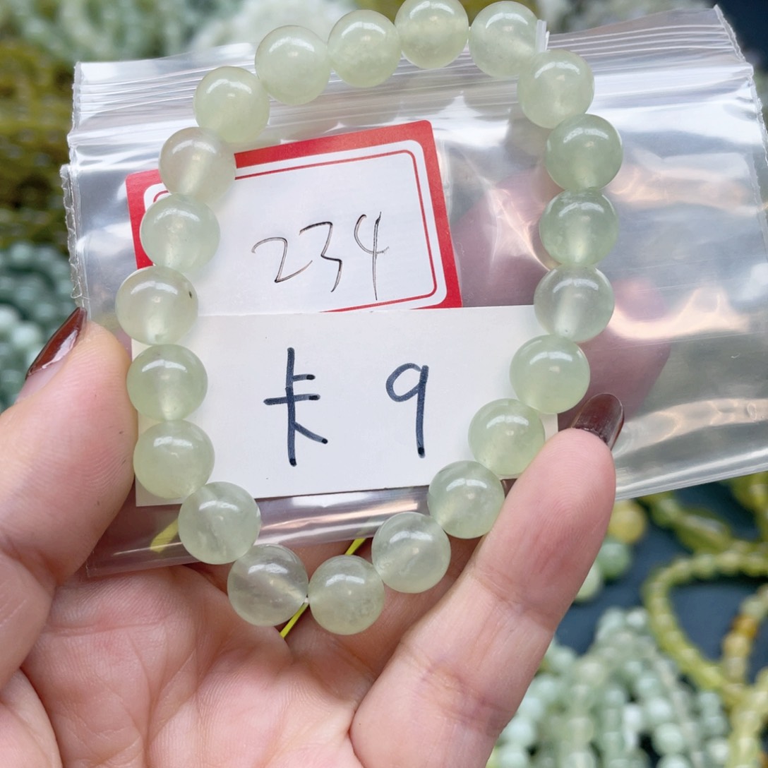 未镶嵌蛇纹石玉手串