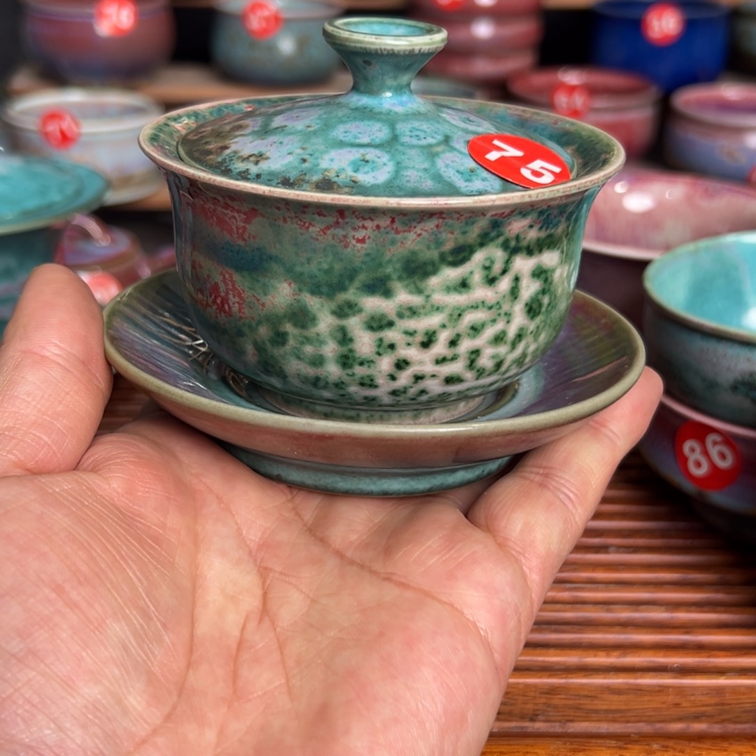 手***7手工制作钧窑茶器