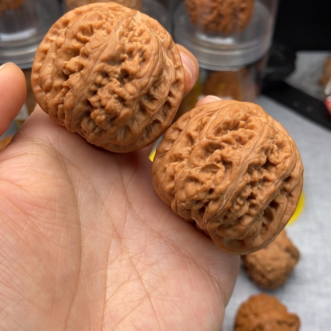 文玩核桃把件粗筋