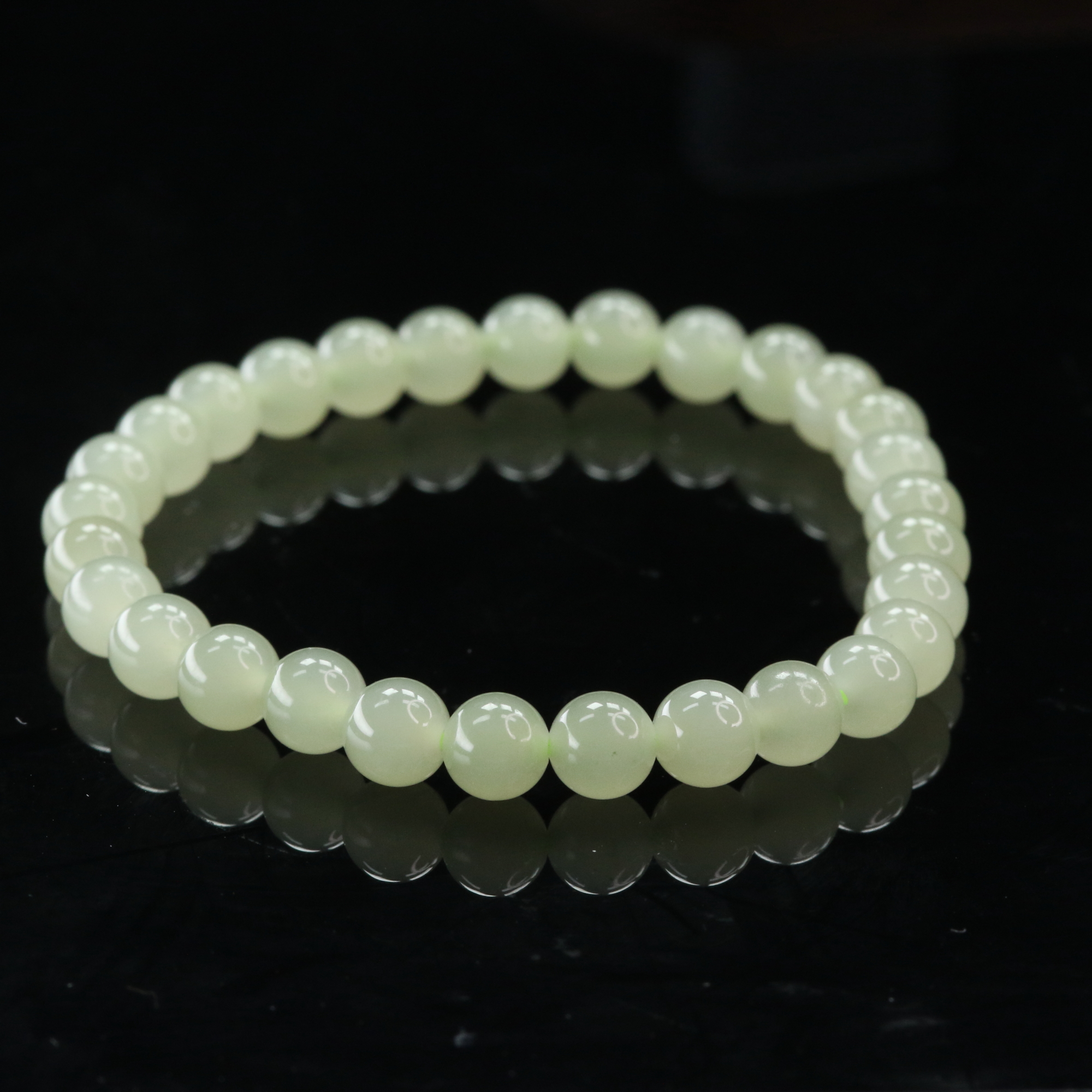 1和田玉晴水手串/501130上海嘉禾拍卖