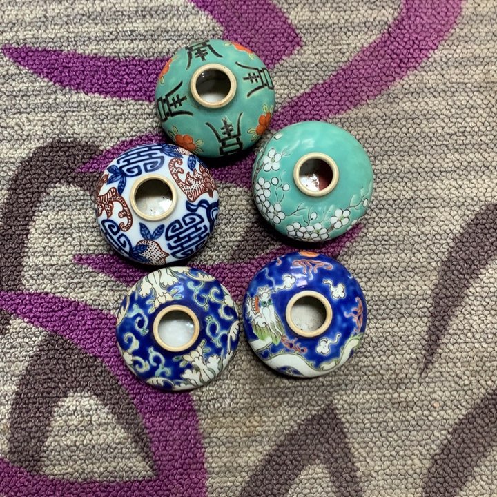 l***的陶瓷五个水鱼完整