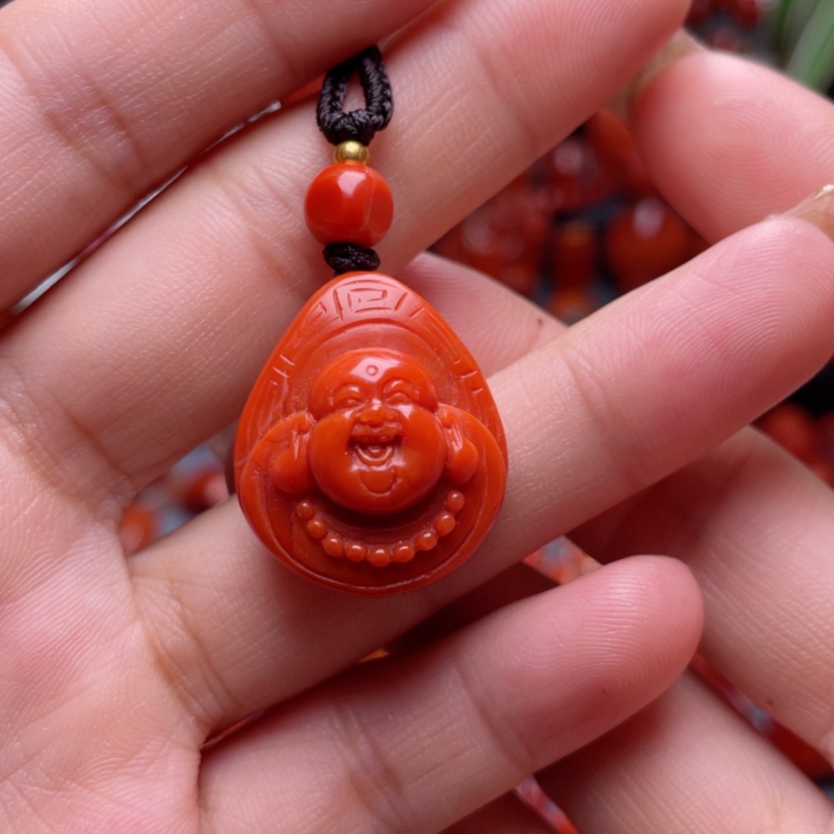 【闪购商品】南红玛瑙弥勒佛未镶嵌