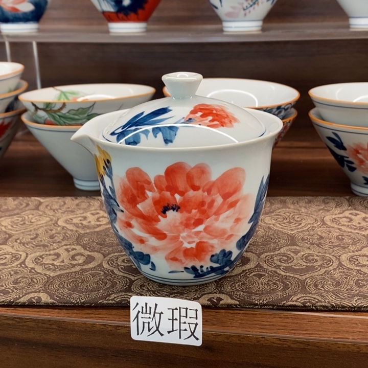 釉下老陶泥手工绘制