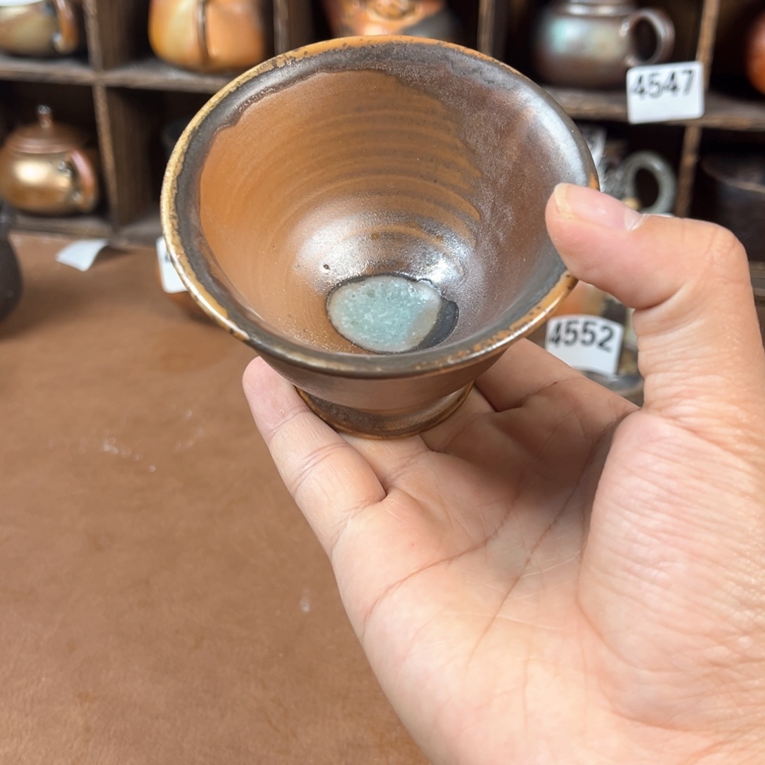 杯柴烧茶器主人杯