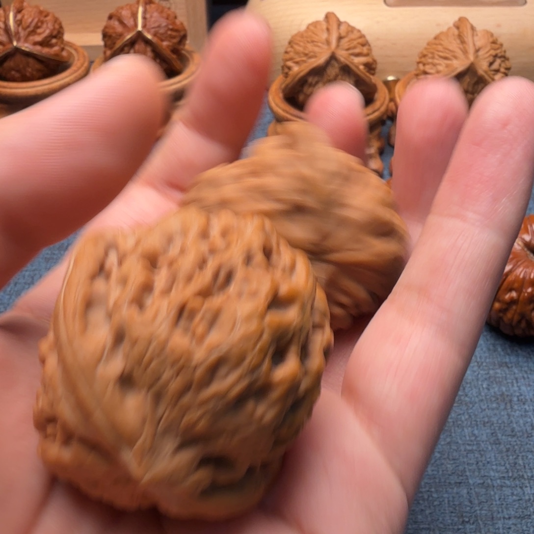 猴头核桃把件蓝*凤凰台46尺寸1639