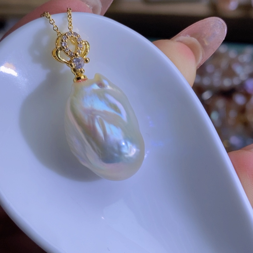 【闪购商品】淡水珍珠天然淡水珍珠合金