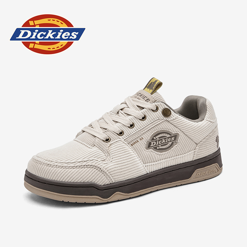 Dickies2025秋季新款男士百搭板鞋复古透气低帮鞋时尚潮流潮鞋
