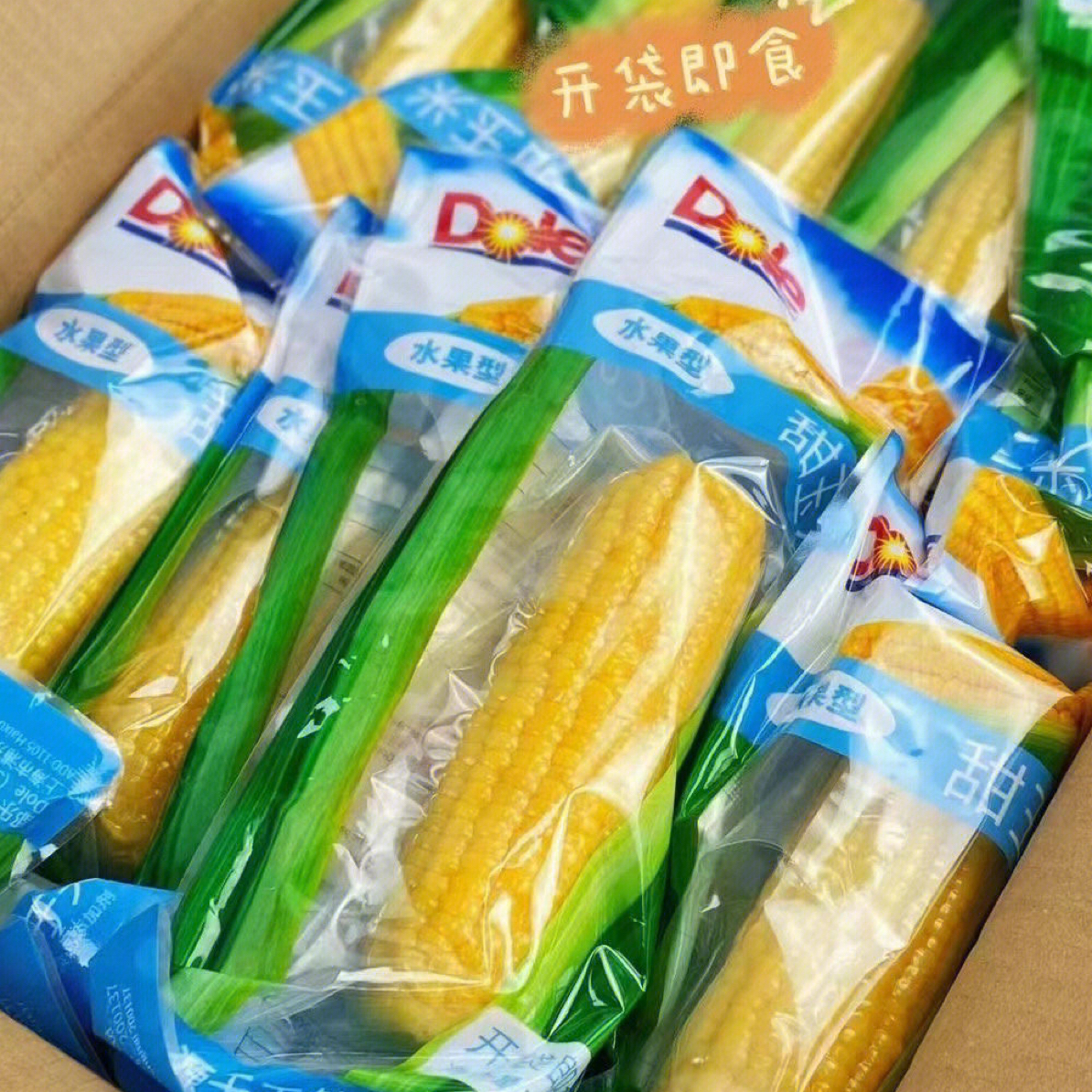 都乐水果玉米开袋即食 -3 根水果玉米