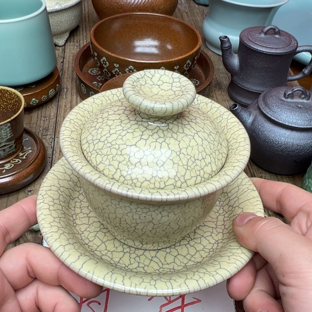 蛟*龙青瓷茶器青瓷茶器