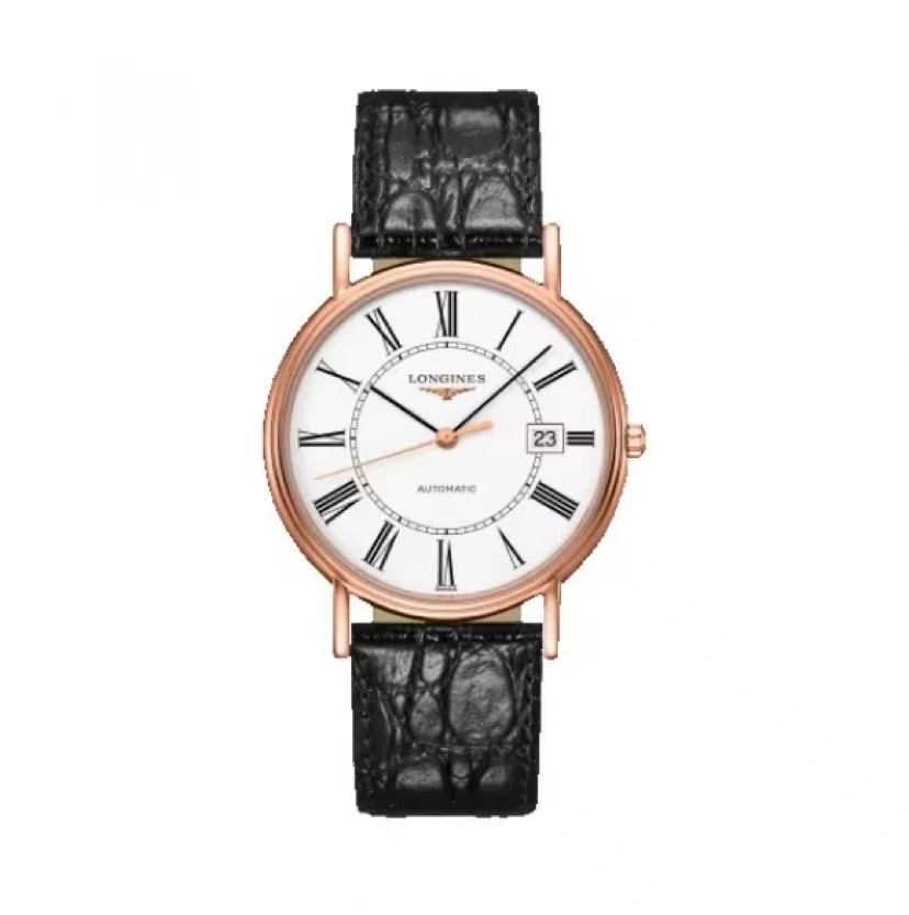 99新 Longines/浪琴 尖货名品/浪琴瑰丽922玫瑰金皮带款/40mm
