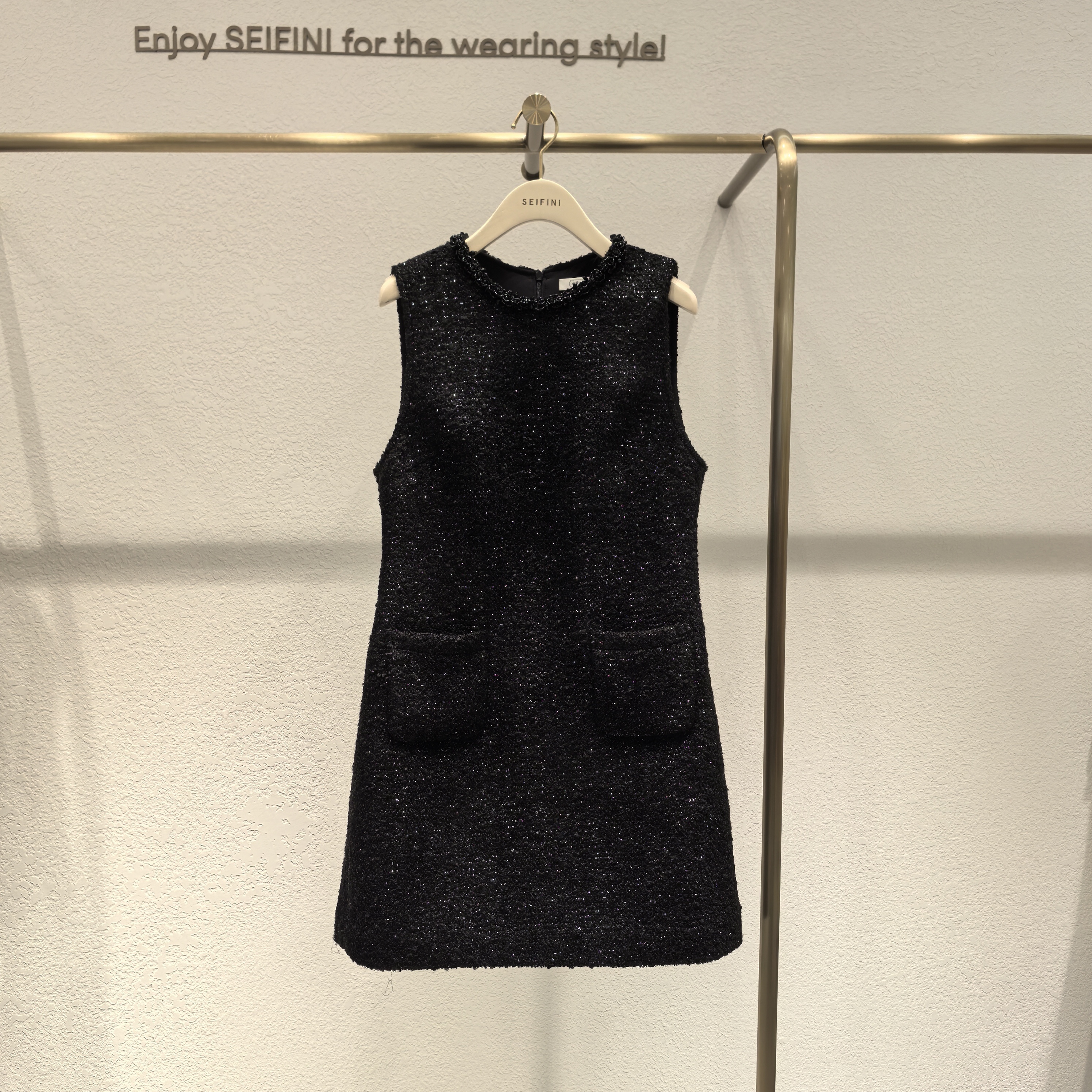SEIFINI诗凡黎2025新品时尚百搭款背心裙3GC190251