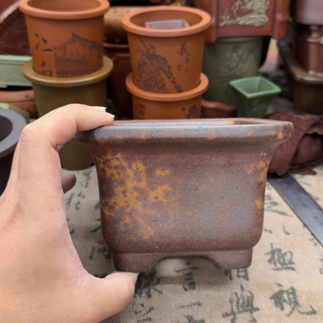 紫砂花盆宜兴紫砂正品11.5x7.8