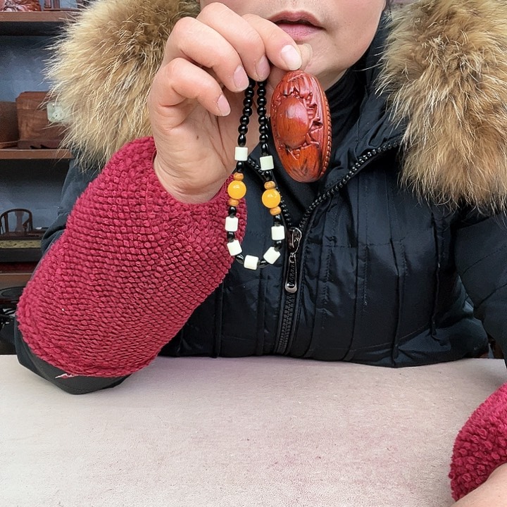 乌木类端景台小李子红木工艺品