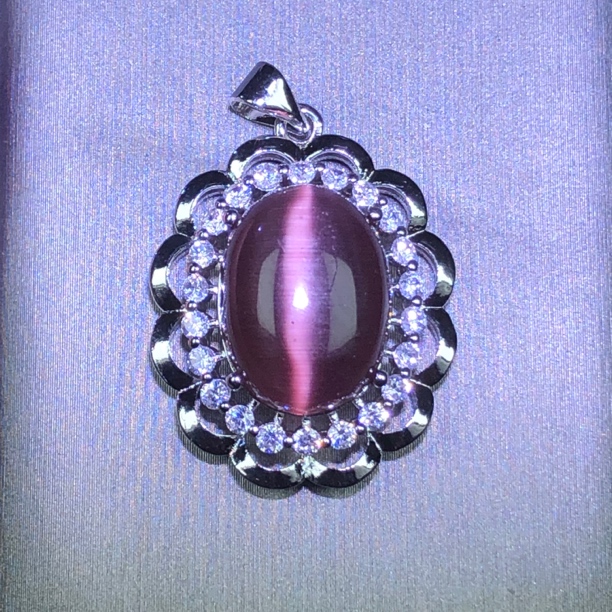 21354 猫眼吊坠（送白色链）气质女士精美培育女款时尚