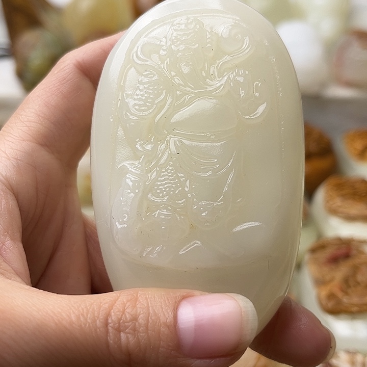 石材古青石不退换关公