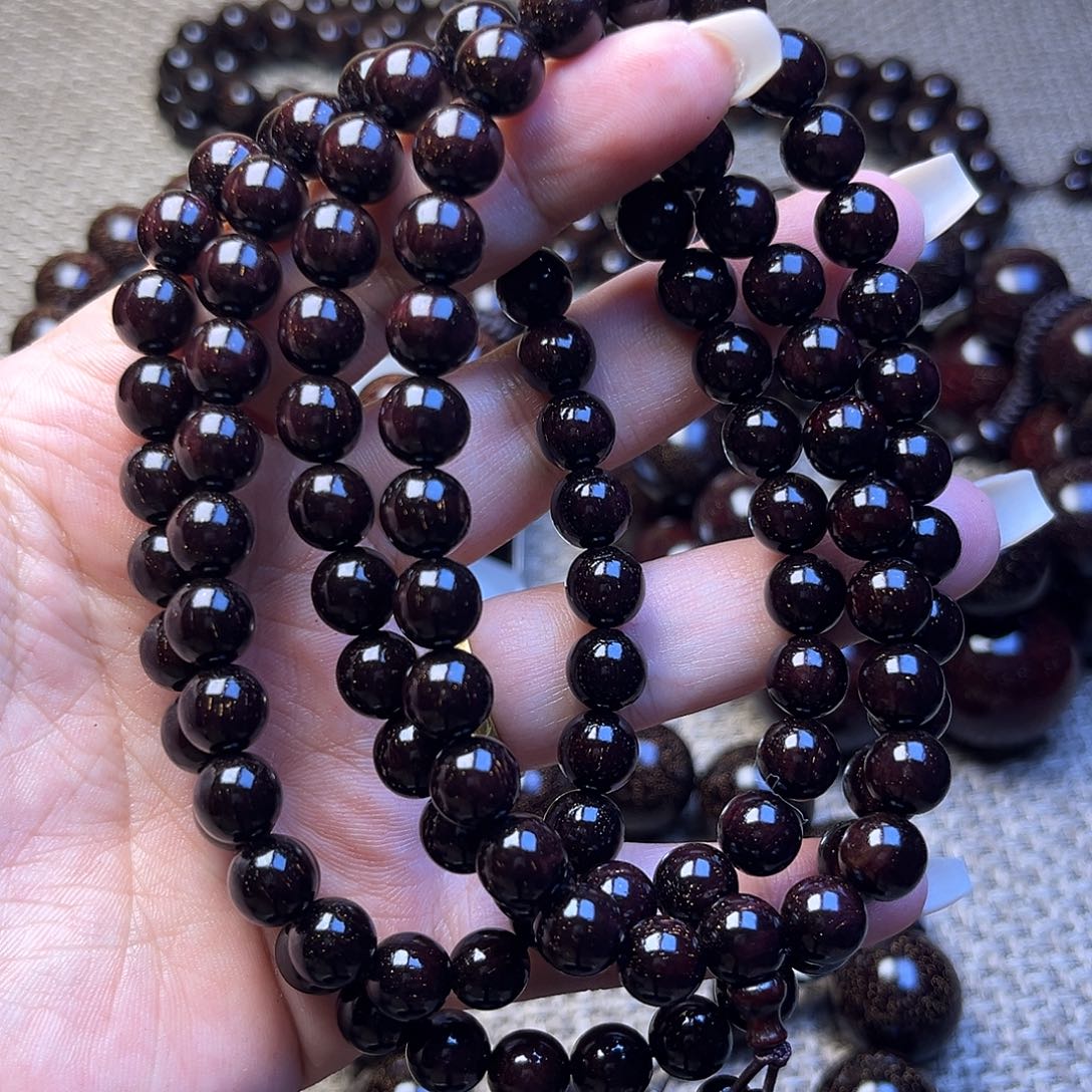 檀香紫檀（小叶紫檀）0.8 108颗带星