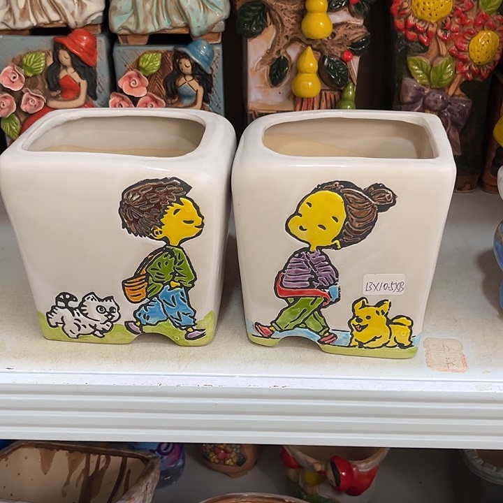 粗陶材质多肉花盆