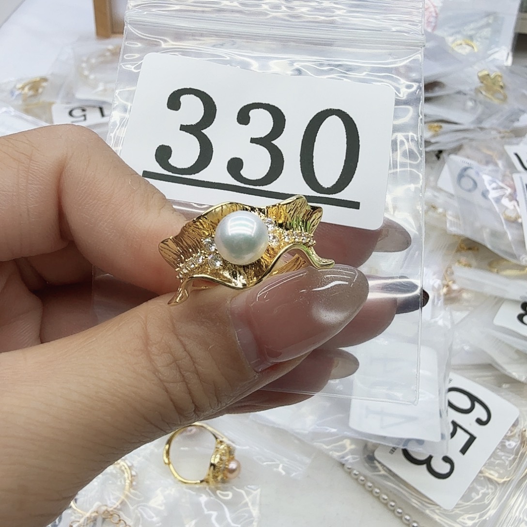 珠宝奇石合金淡水珍珠330