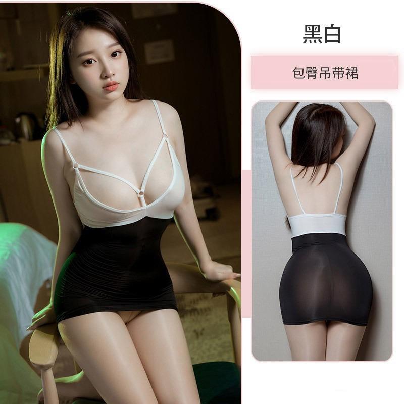 约会专用/性感连体后妈裙装战袍前露后露显身材情侣火辣内衣睡衣