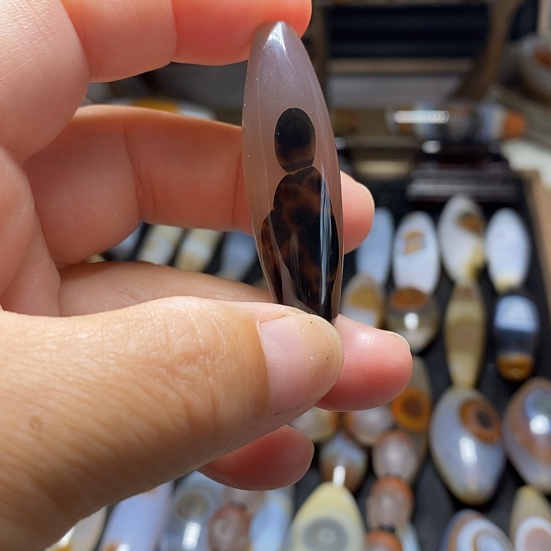 玛瑙/玉髓吊坠(不含链)未镶嵌