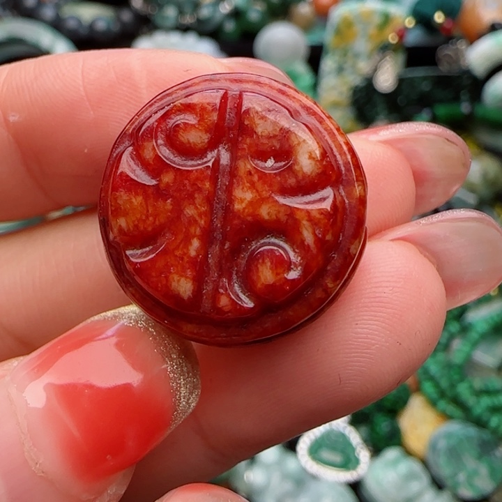 翡翠颈饰未镶嵌天然A货59