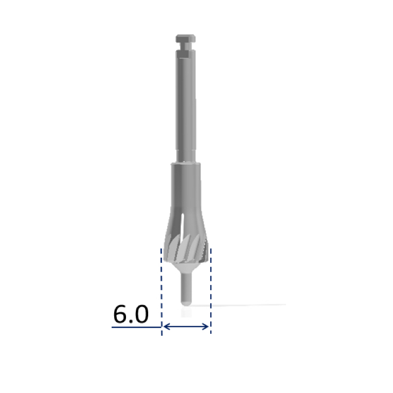 规格6.0 第三代 活动式 植体周边去骨钻