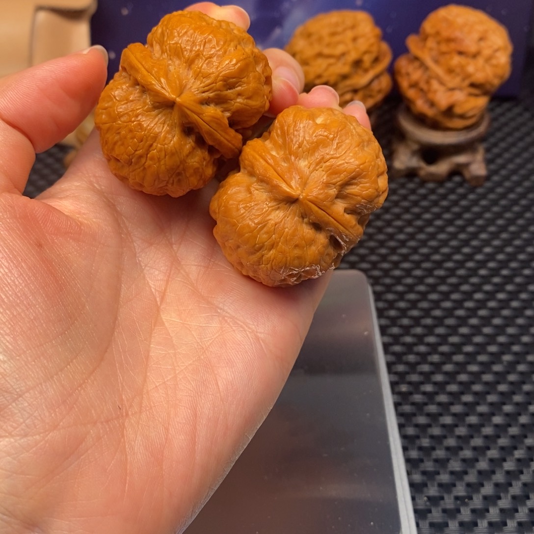 文玩核桃把件粗筋卧龙41.5