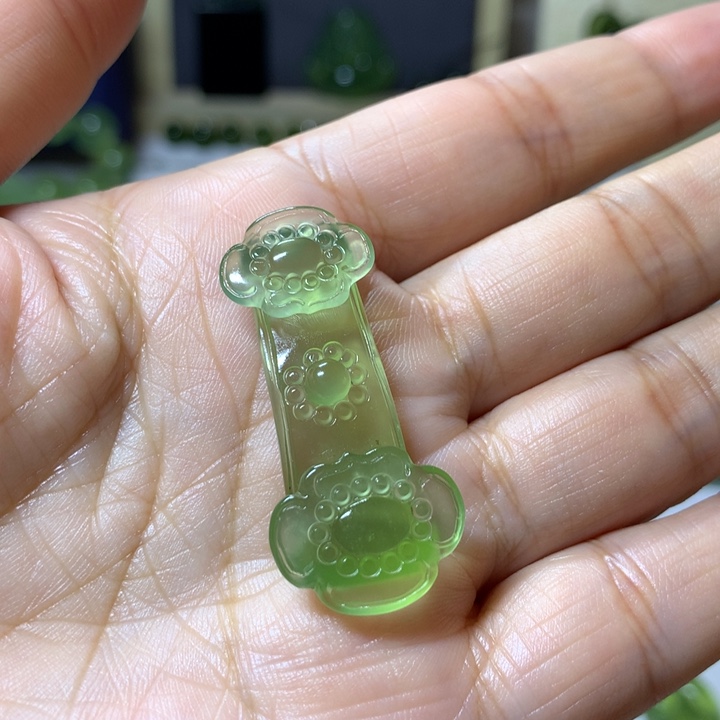 岫玉颈饰未镶嵌吊坠