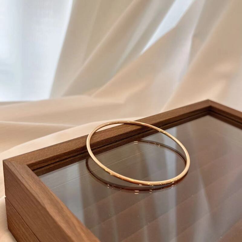 铜合金手镯 铜合金手镯 A074  气质轻奢时尚百搭简约小众